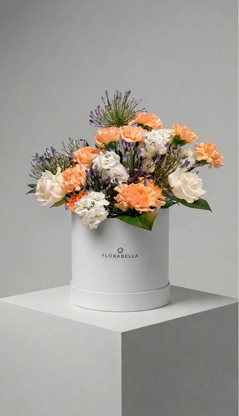 Orange Carnation Box