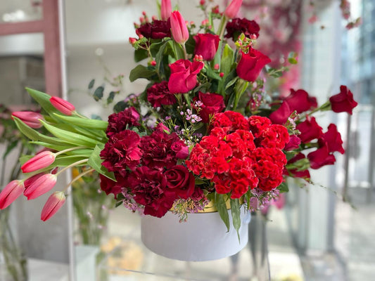 Red Mixed Flowers