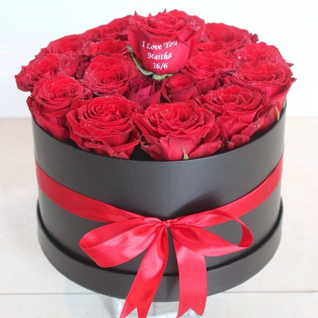 Printed Rose: In a Box of Roses
