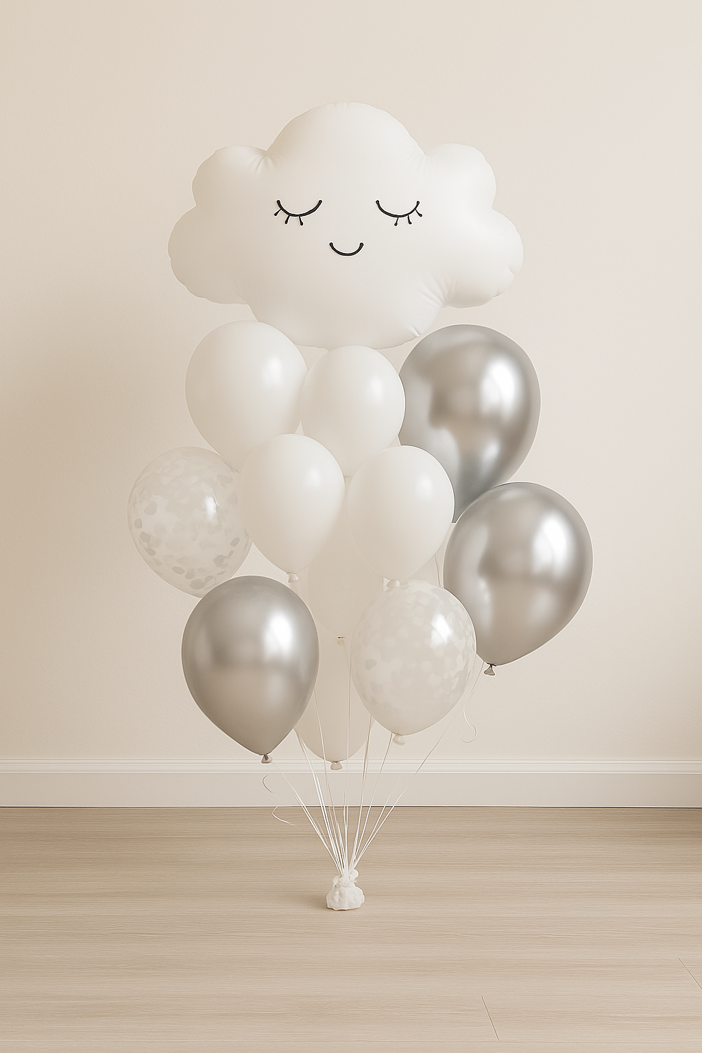Cloud balloons baby big