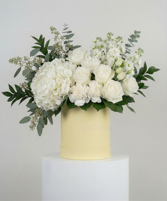 White Mixed Floral Bouquet
