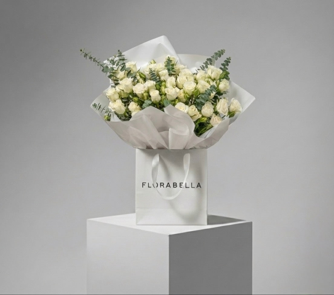 White Spray Rose Bouquet