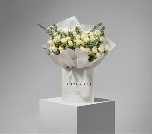 White Spray Rose Bouquet