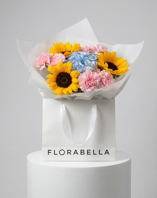 Sunflower & Carnation Bouquet