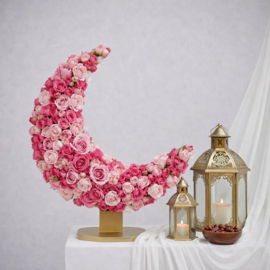 Mixed Pink Standing Crescent