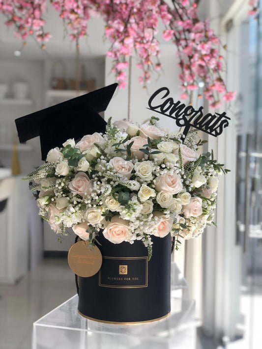 Flower Box and Graduation Cap