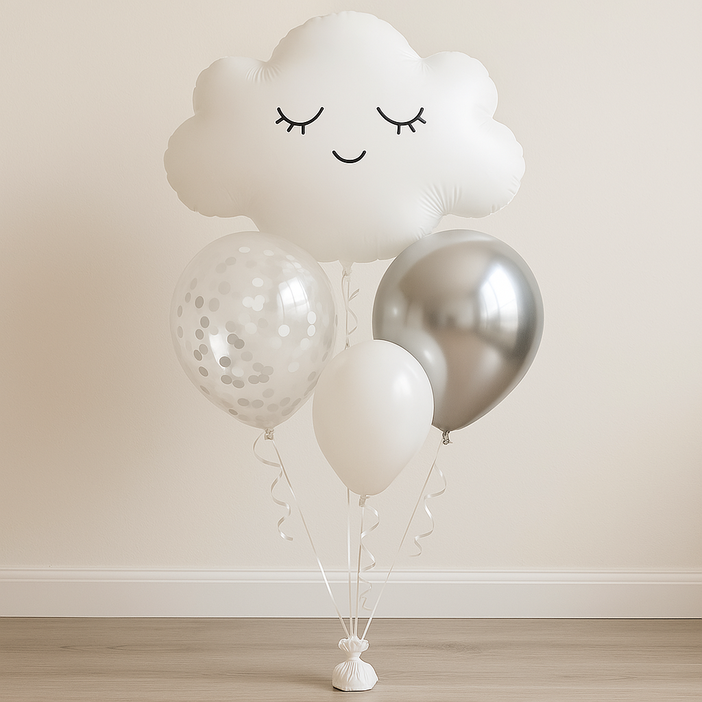 cloud balloons baby