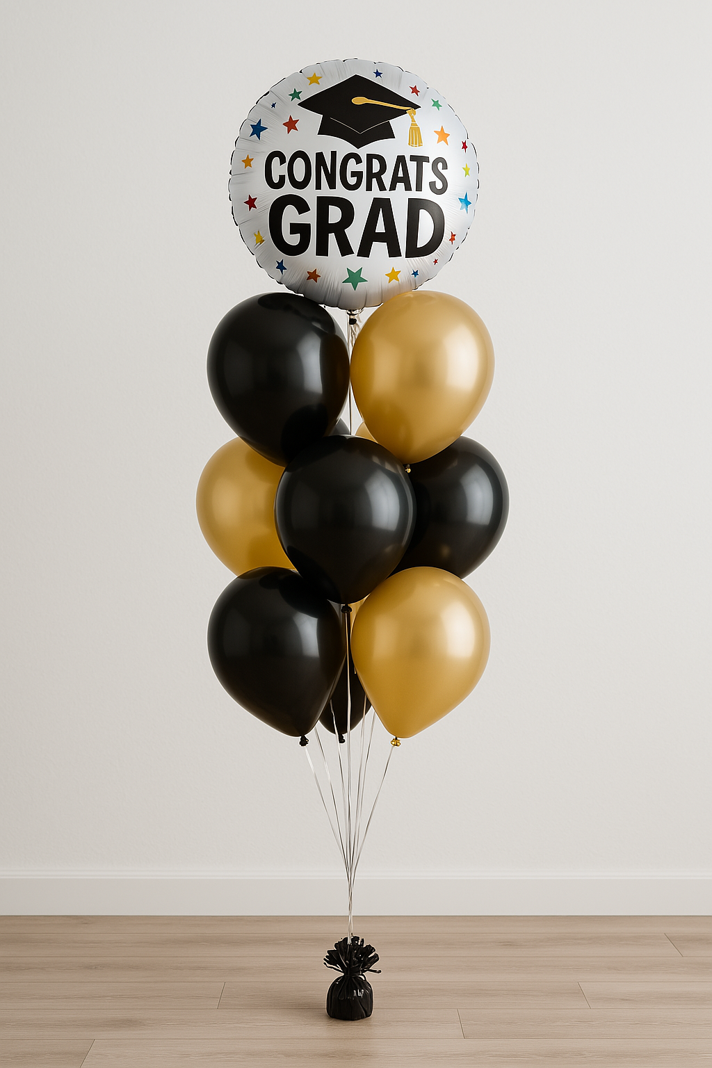 congrats grad helium balloons
