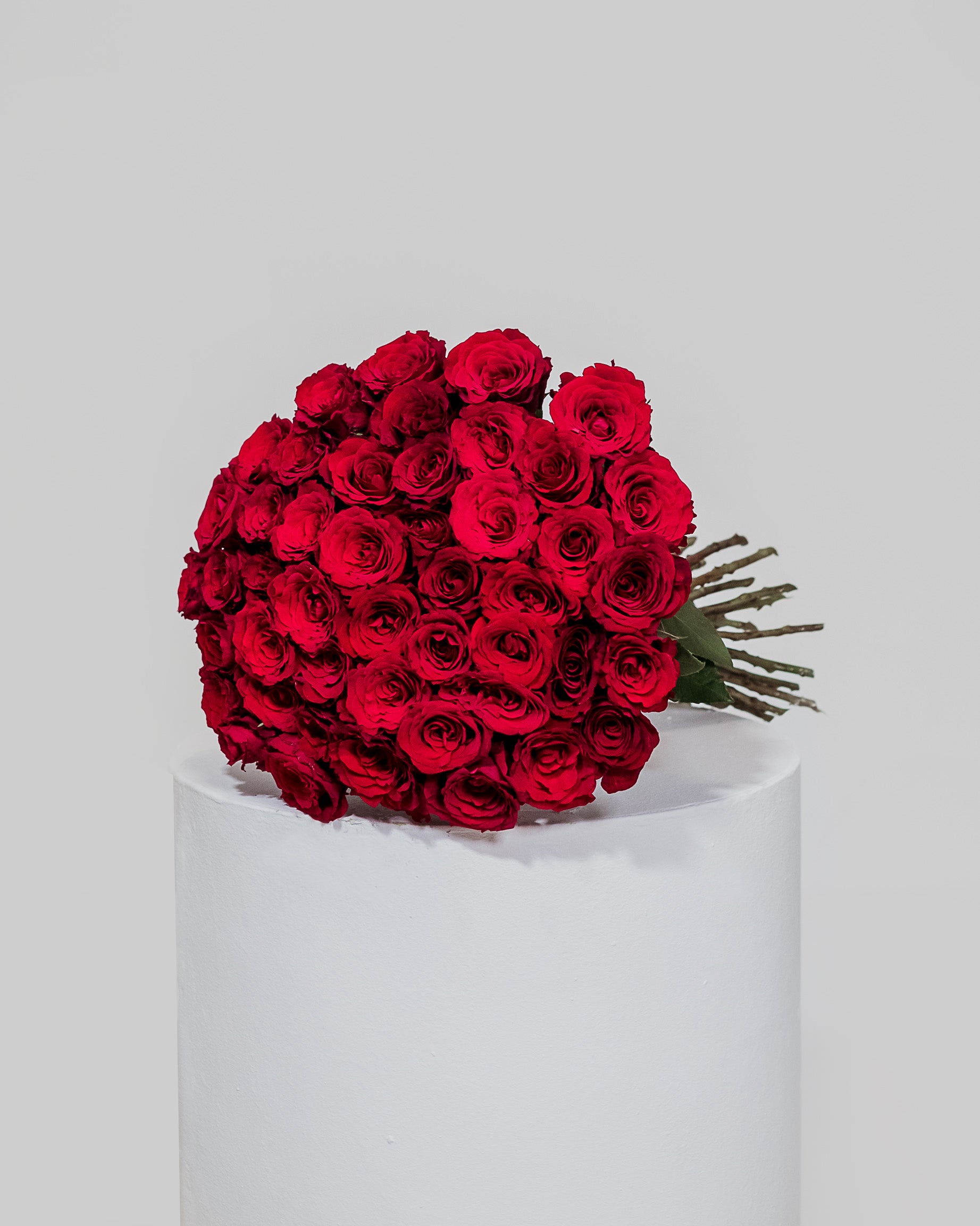 50 Red Roses Bouquet for Ultimate Romance | Florabella Flowers